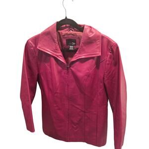 East 5th Red Leather Split